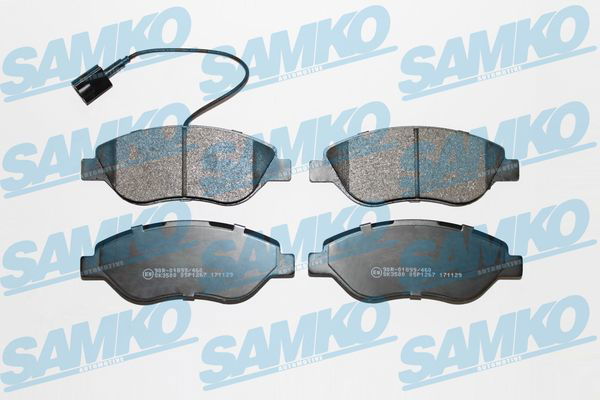 Bremsbelagsatz, Scheibenbremse Vorderachse SAMKO 5SP1267