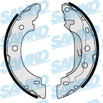Bremsbackensatz Hinterachse SAMKO 87330