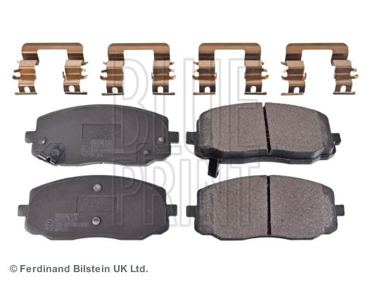 Bremsbelagsatz, Scheibenbremse Vorderachse Blue Print ADG042112