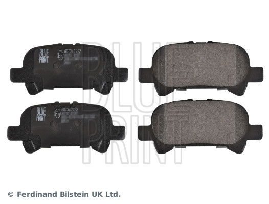 blueprint Bremsbelagsatz, Scheibenbremse Hinterachse Blue Print ADT342222