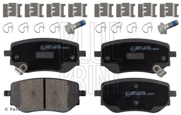 blueprint Bremsbelagsatz, Scheibenbremse Hinterachse Blue Print ADU174242
