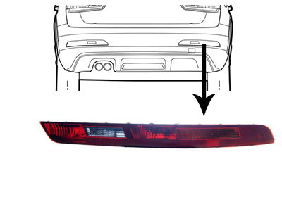 Heckleuchte rechts Stoßfänger Van Wezel 0371930