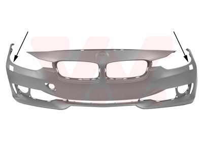 vanwezel Stoßfänger vorne Van Wezel 0670576