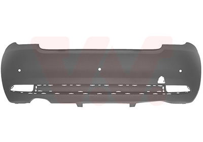 vanwezel Stoßfänger hinten Van Wezel 1614545