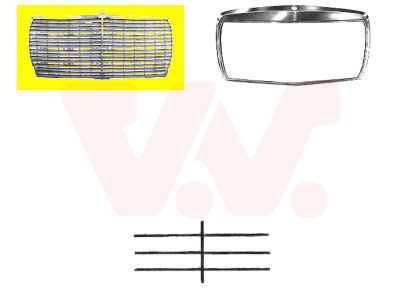 Kühlergitter Van Wezel 3010510