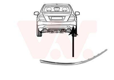 Blende, Stoßfänger hinten rechts Van Wezel 3091554