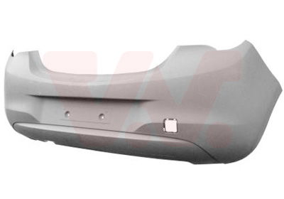 vanwezel Stoßfänger hinten Van Wezel 3804544