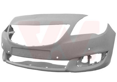 vanwezel Stoßfänger vorne Van Wezel 3861575
