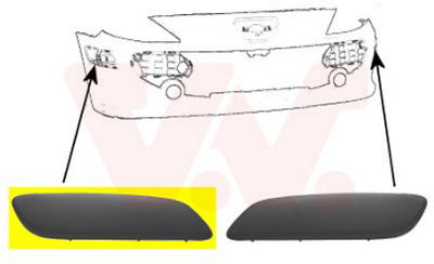 Blende, Stoßfänger vorne rechts Van Wezel 4041584