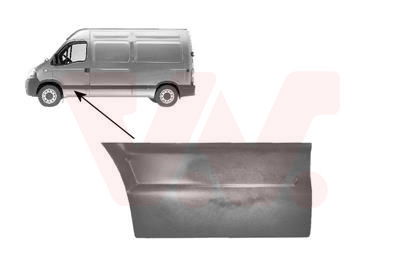 Tür, Karosserie links außen Van Wezel 4387171