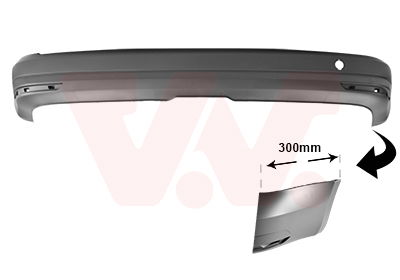 vanwezel Stoßfänger hinten Van Wezel 5854540