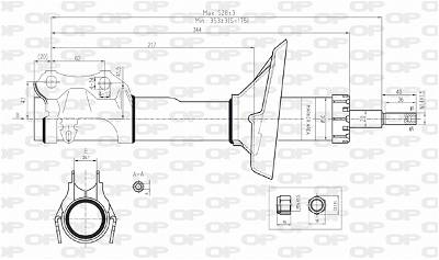 Stoßdämpfer Vorderachse Open Parts SAB8087.11