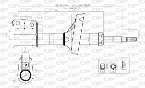 Stoßdämpfer Vorderachse Open Parts SAB8122.31