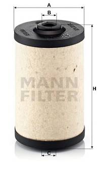 Kraftstofffilter MANN-FILTER BFU 700 x