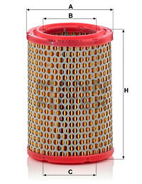 Luftfilter MANN-FILTER C 1134/1