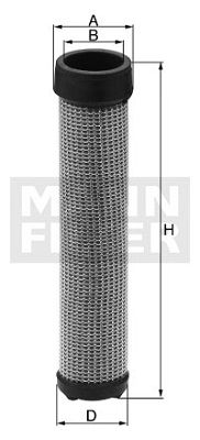 Sekundärluftfilter MANN-FILTER CF 15 116
