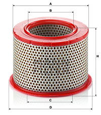 Luftfilter MANN-FILTER C 1555/1