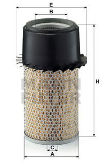 Luftfilter MANN-FILTER C 16 190/3 x