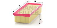 Luftfilter MANN-FILTER C 2774/1