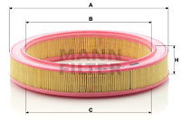 Luftfilter MANN-FILTER C 2953/1