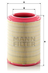 Luftfilter MANN-FILTER C 37 2070/2