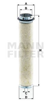 Sekundärluftfilter MANN-FILTER CF 700