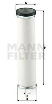 Sekundärluftfilter MANN-FILTER CF 830