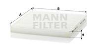 Filter, Innenraumluft MANN-FILTER CU 22 010