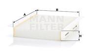 Filter, Innenraumluft MANN-FILTER CU 22 022