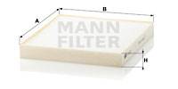 Filter, Innenraumluft MANN-FILTER CU 2227