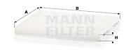 Filter, Innenraumluft MANN-FILTER CU 2243