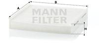 Filter, Innenraumluft MANN-FILTER CU 2245