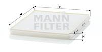 Filter, Innenraumluft MANN-FILTER CU 2326