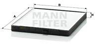 Filter, Innenraumluft MANN-FILTER CU 2330
