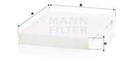 Filter, Innenraumluft MANN-FILTER CU 2335