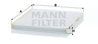 Filter, Innenraumluft MANN-FILTER CU 2336