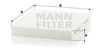 Filter, Innenraumluft MANN-FILTER CU 2351