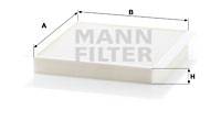 Filter, Innenraumluft MANN-FILTER CU 2356