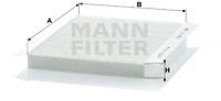 Filter, Innenraumluft MANN-FILTER CU 2422