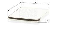 Filter, Innenraumluft MANN-FILTER CU 2630