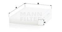 Filter, Innenraumluft MANN-FILTER CU 2940