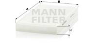 Filter, Innenraumluft MANN-FILTER CU 2956