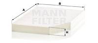 Filter, Innenraumluft MANN-FILTER CU 30 007