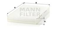 Filter, Innenraumluft MANN-FILTER CU 3192