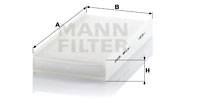 Filter, Innenraumluft MANN-FILTER CU 3847