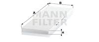 Filter, Innenraumluft MANN-FILTER CU 4442