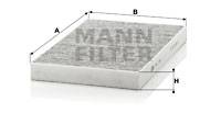 Filter, Innenraumluft MANN-FILTER CUK 3192