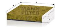 Filter, Innenraumluft MANN-FILTER FP 2442