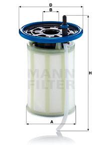 Kraftstofffilter MANN-FILTER PU 7018