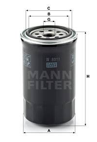 Ölfilter MANN-FILTER W 8011